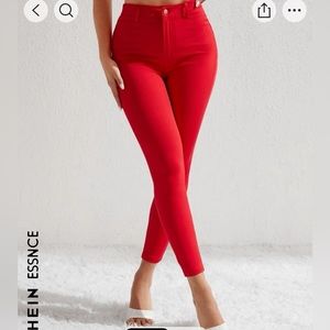 SHEIN Essnce Solid Cropped Skinny Jeans 8/10 (L)
